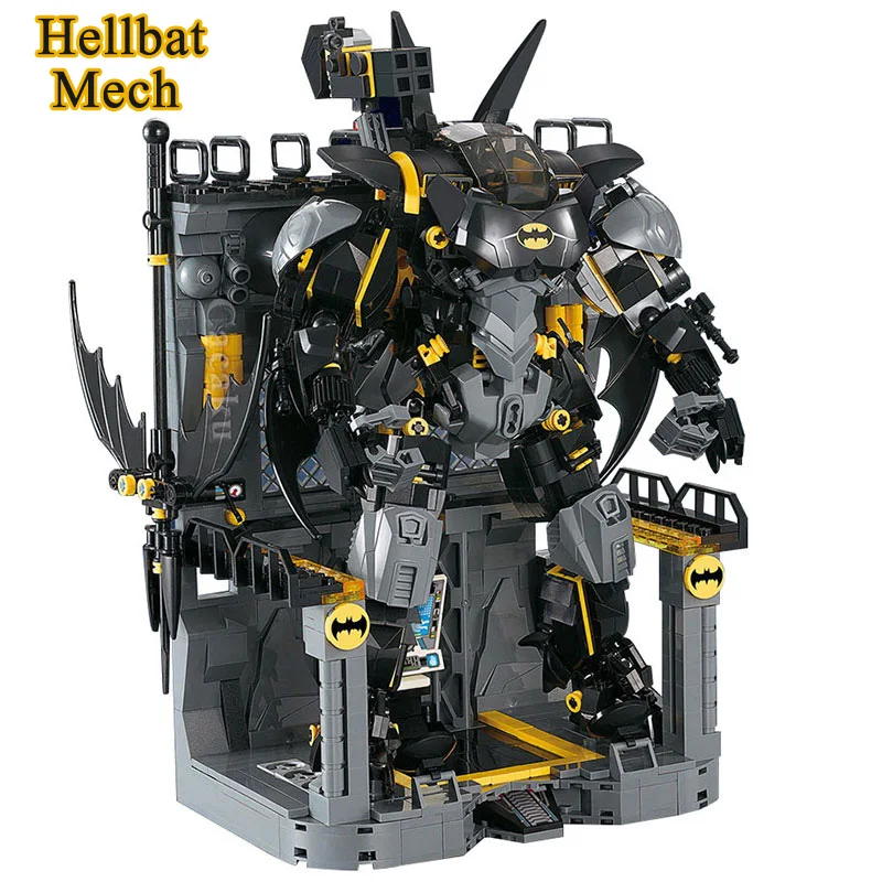 1181 Bucată Cărămizi Hellbat Mech Armura Robot Bază de Armura Set Modelul Blocuri Jucarii Copii, Băiat Ziua de nastere Cadouri