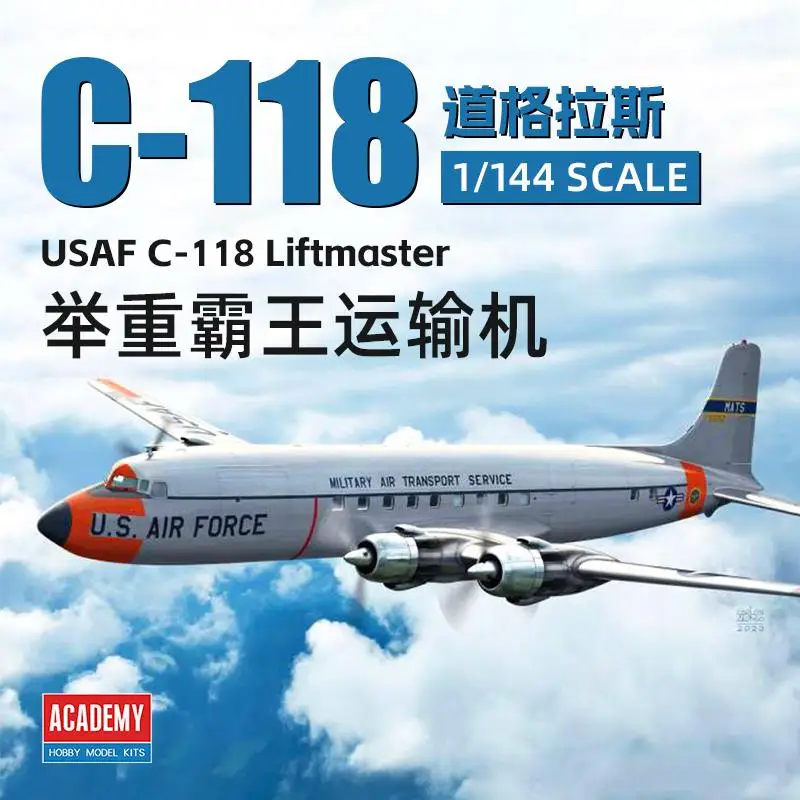 ACADEMIA AC12634 Scara 1: 144 USAF C-118 Liftmaster Model de Kit