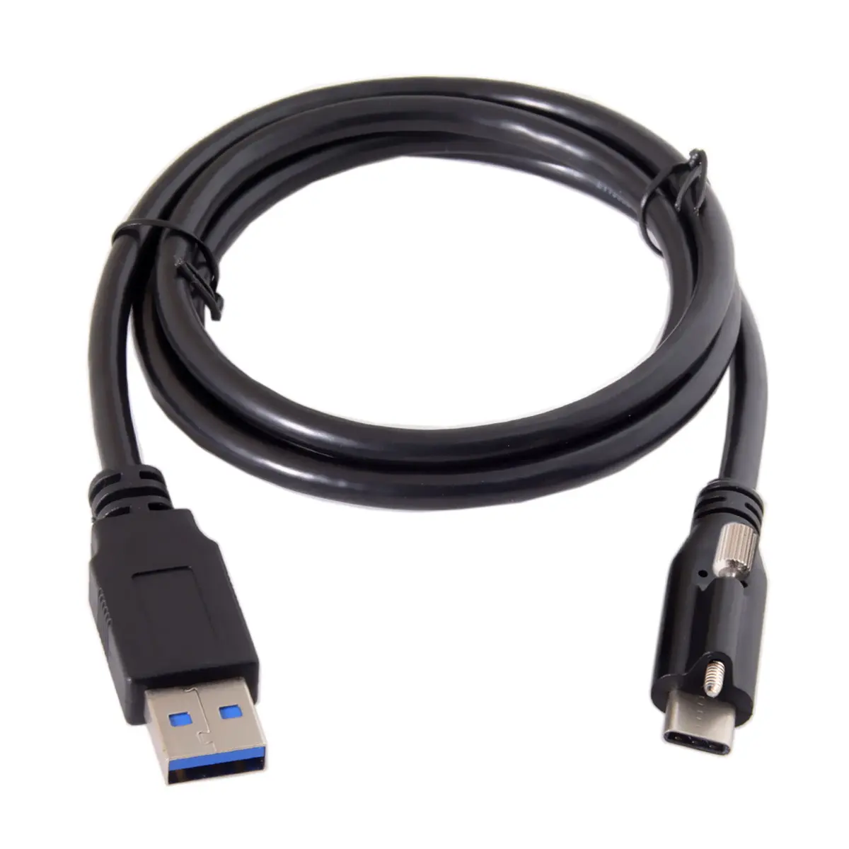 Cablecc USB-C USB 3.1 Tip-C Blocare Conector Standard USB3.0 Cablu de Date cu Montare pe Panou Șurub 1.2 m