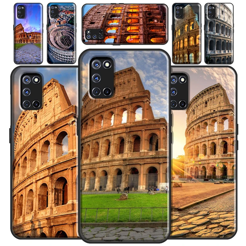Colosseumul Roma Italia Caz Pentru OPPO A15 A3S A5S A52 A72 A54 A74 A94 A83 A93 A5 A9 A53 A53S A31 2020 Coajă de Telefon