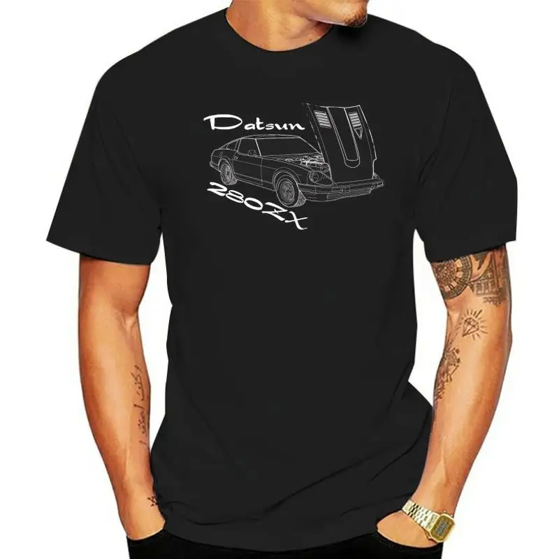 Datsun 280ZX Personalizate Contur Ilustrare Masina Sport Ecran Imprimate T-Shirt barbati t-shirt