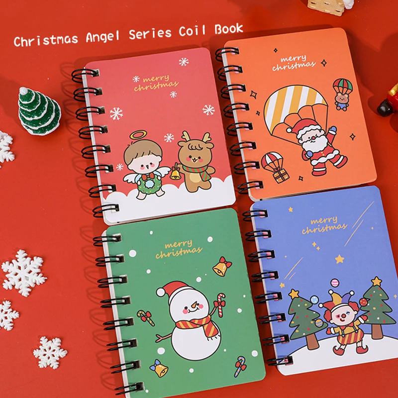De Crăciun, Om De Zăpadă Moș Crăciun Elan Notebook Birou Școală Să Învețe Consumabile Mini Jurnal