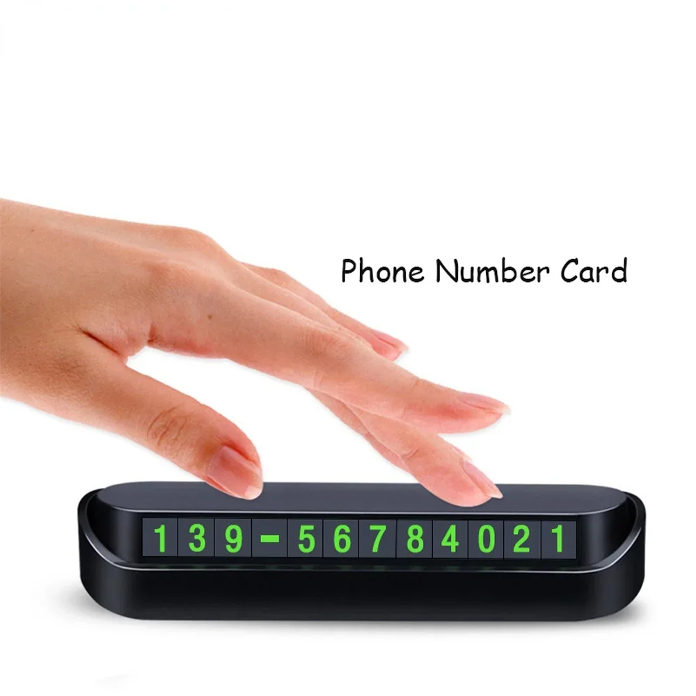 Masina Număr de Telefon Card de Parcare Temporară Card de Înmatriculare Numărul de Telefon, Parcare Auto Stop Accesorii Auto pentru Volkswagen Tesla