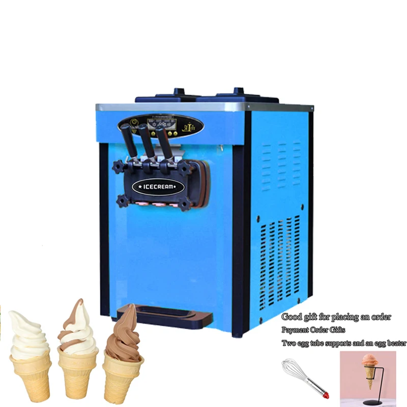 Mic Desktop Mașină De Iaurt Inghetat, Comerciale Moale Mașină De Înghețată, De Înaltă Eficiență Inghetata De Ciocolata Mașină