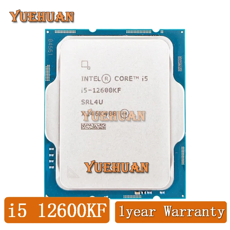 Noile procesoare Intel Core i5-12600KF i5 12600KF 3.4 GHz Zece-Core Șaisprezece-Fir CPU Procesor 10NM L3=20M 125W LGA 1700