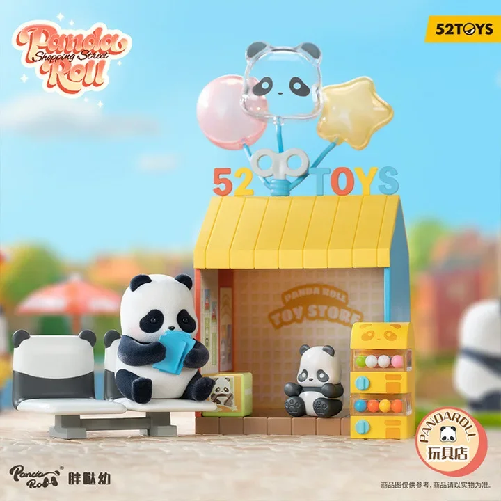 Panda Rola Stradă Comercială Serie Orb Cutie Cutie Misterioasă Original De Acțiune Figura Model De Desene Animate De Colectare Copii Xmas Cadou Surpriza