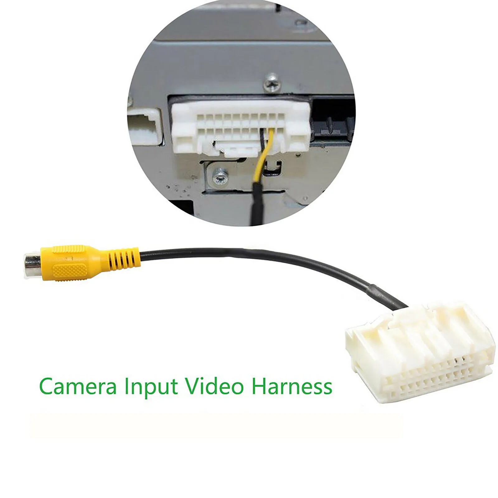 PVC Backup Camera Radio-Electronice Auto Accesorii Cabluri de Adaptor de Intrare RCA Video Cablajului 2008-2009 pentru Aspen