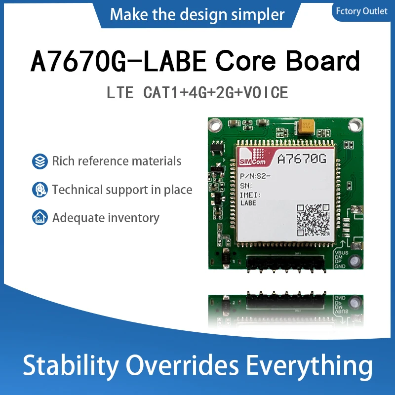 SIMCOM A7670G-LABE LTE CAT1 Consiliul de Dezvoltare A7670G-LABE 4G Global-band breakout bord